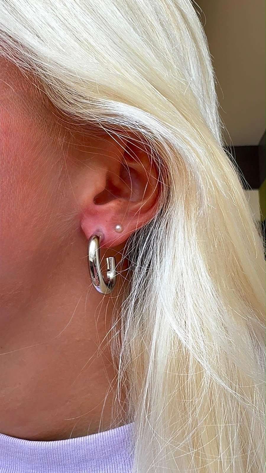 Boucles d'oreilles BLONDY argenté