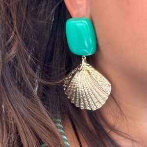 Boucles d'oreilles ANDRINA vert