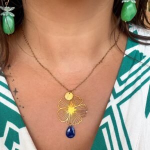Collier IDA bleu
