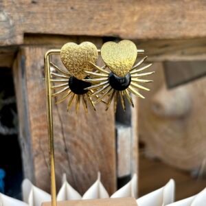 Boucles d'oreilles RUTH noir