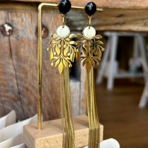 Boucles d'oreilles CHIARRA noir