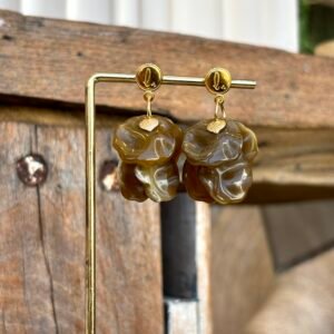 Boucles d'oreilles LORENN marron