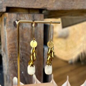 Boucles d'oreilles FRIZY blanc