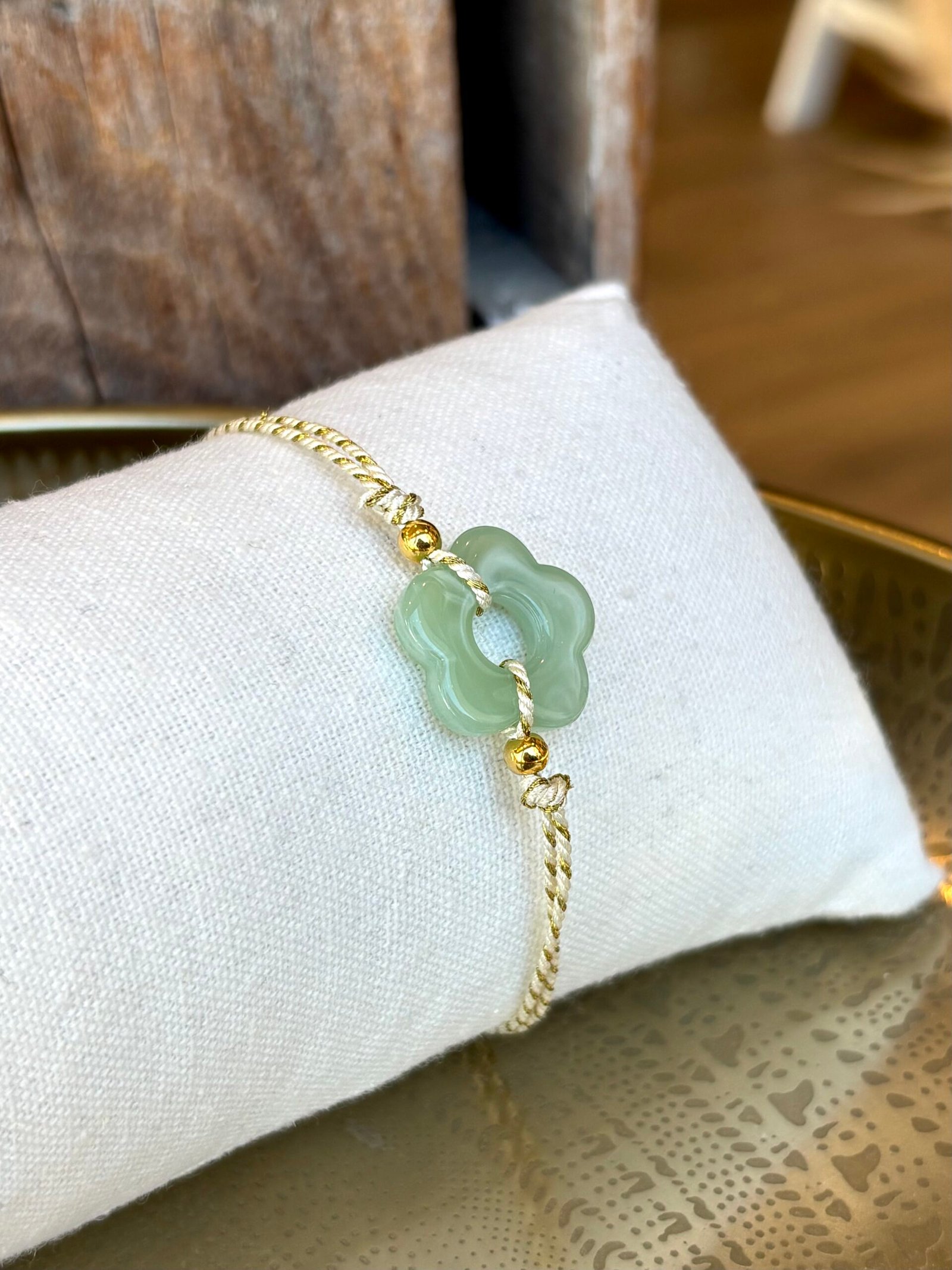 Bracelet LUANA vert d'eau – Image 3