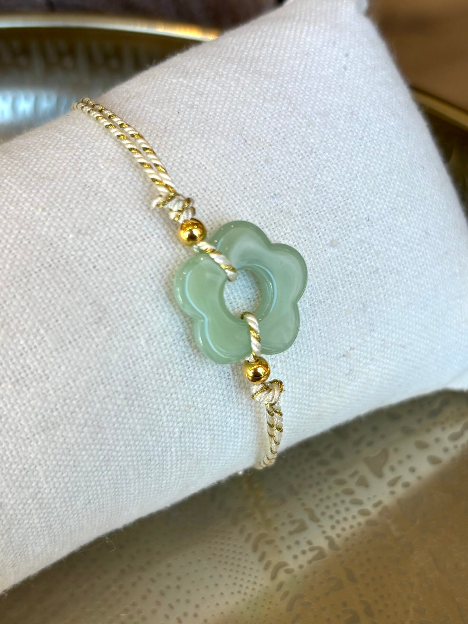 Bracelet LUANA vert d'eau – Image 2