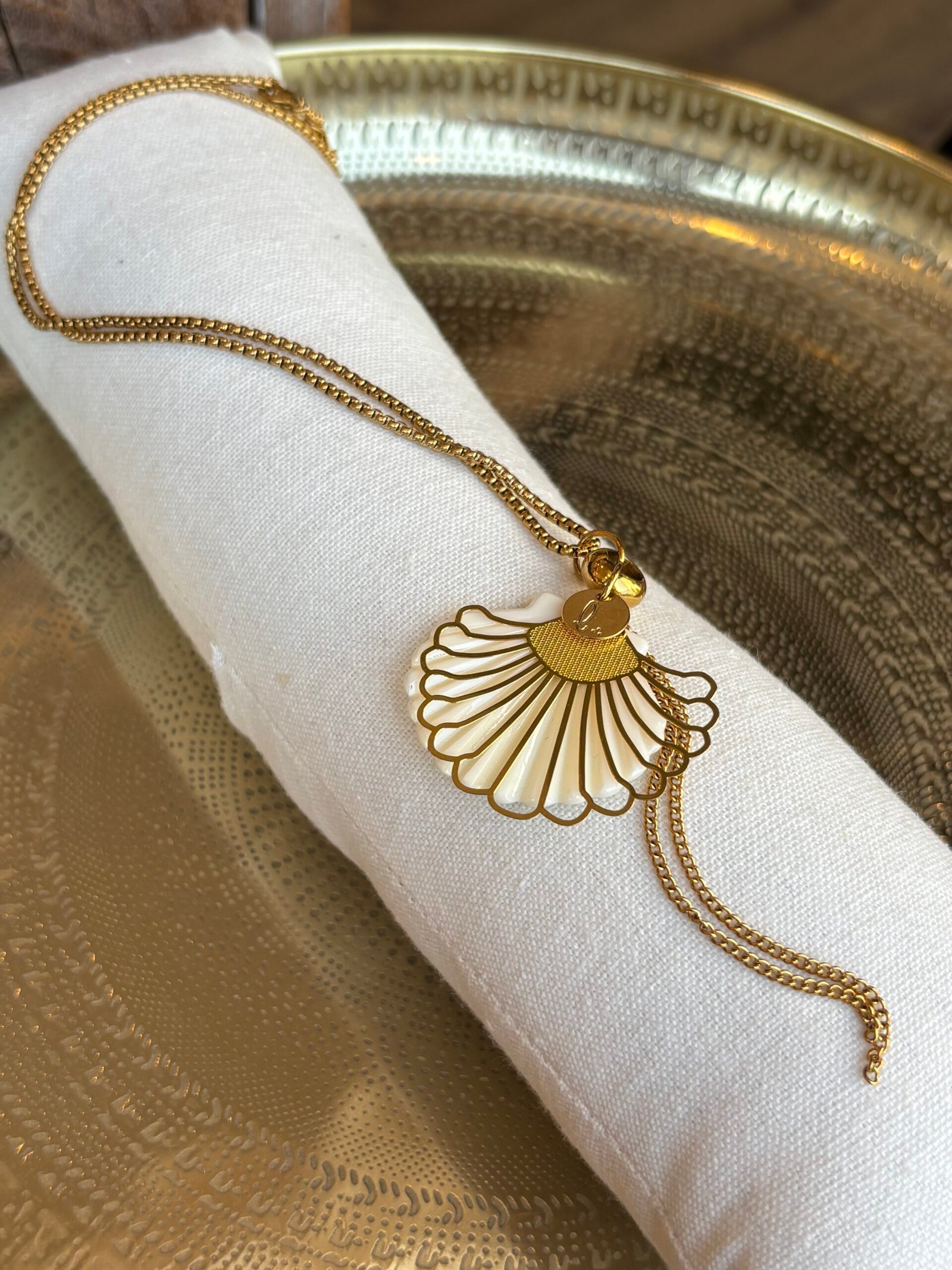 Collier SAMYA blanc – Image 2