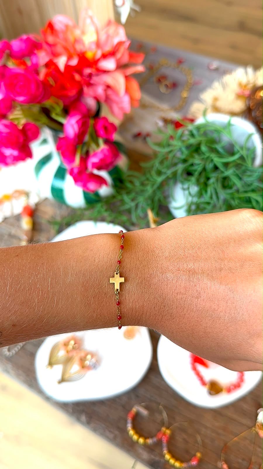 Bracelet SABY rouge – Image 2