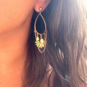 Boucles d'oreilles JULIETTE blanc