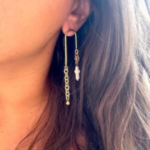 Boucles d'oreilles MAEVE blanc