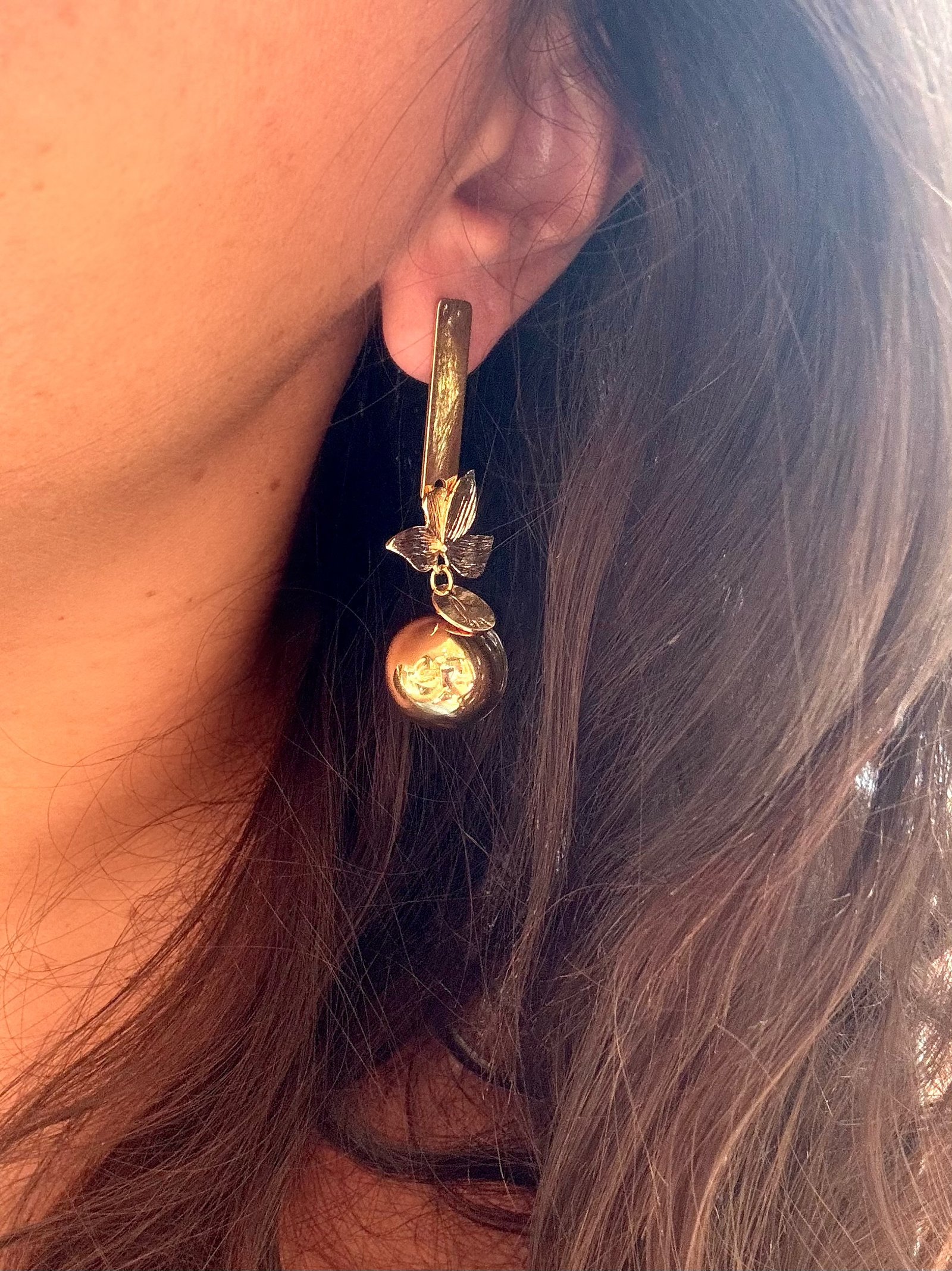 Boucles d'oreilles BILLIE doré
