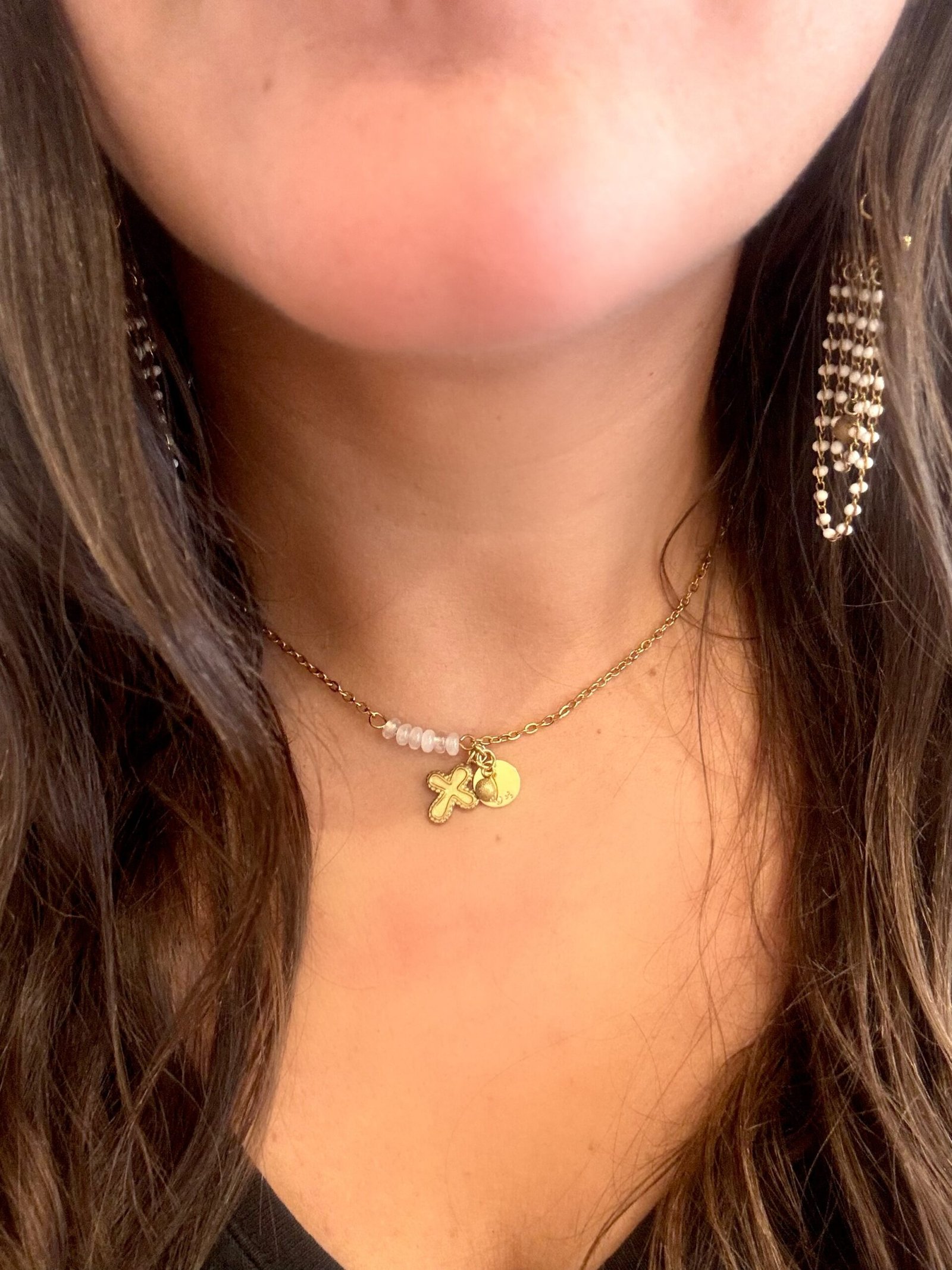Collier ALIZEE blanc – Image 2