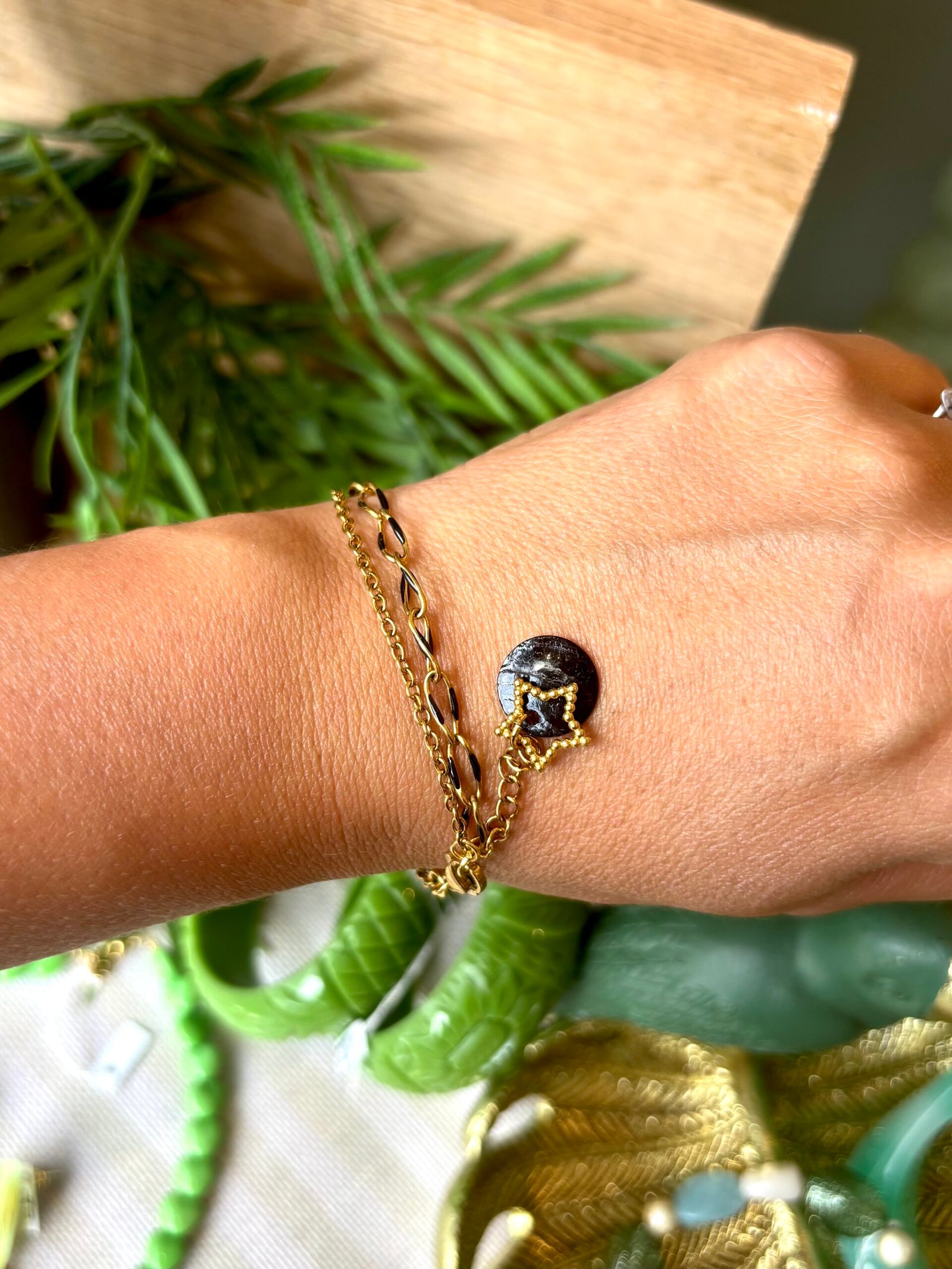 Bracelet ANAE noir – Image 2
