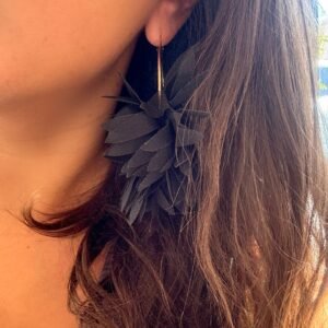 Boucles d'oreilles CAPRI noir