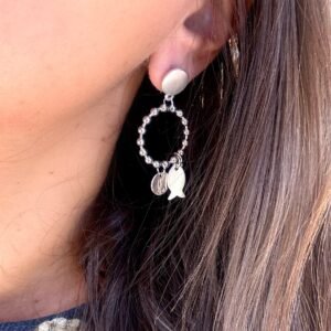 Boucles d'oreilles SAMYE argenté