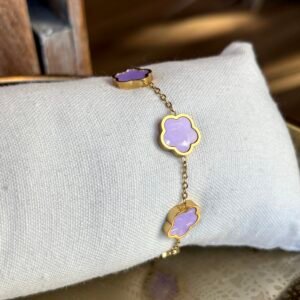 Bracelet AUDACIEUSE mauve