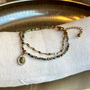 Bracelet ROMANE vert