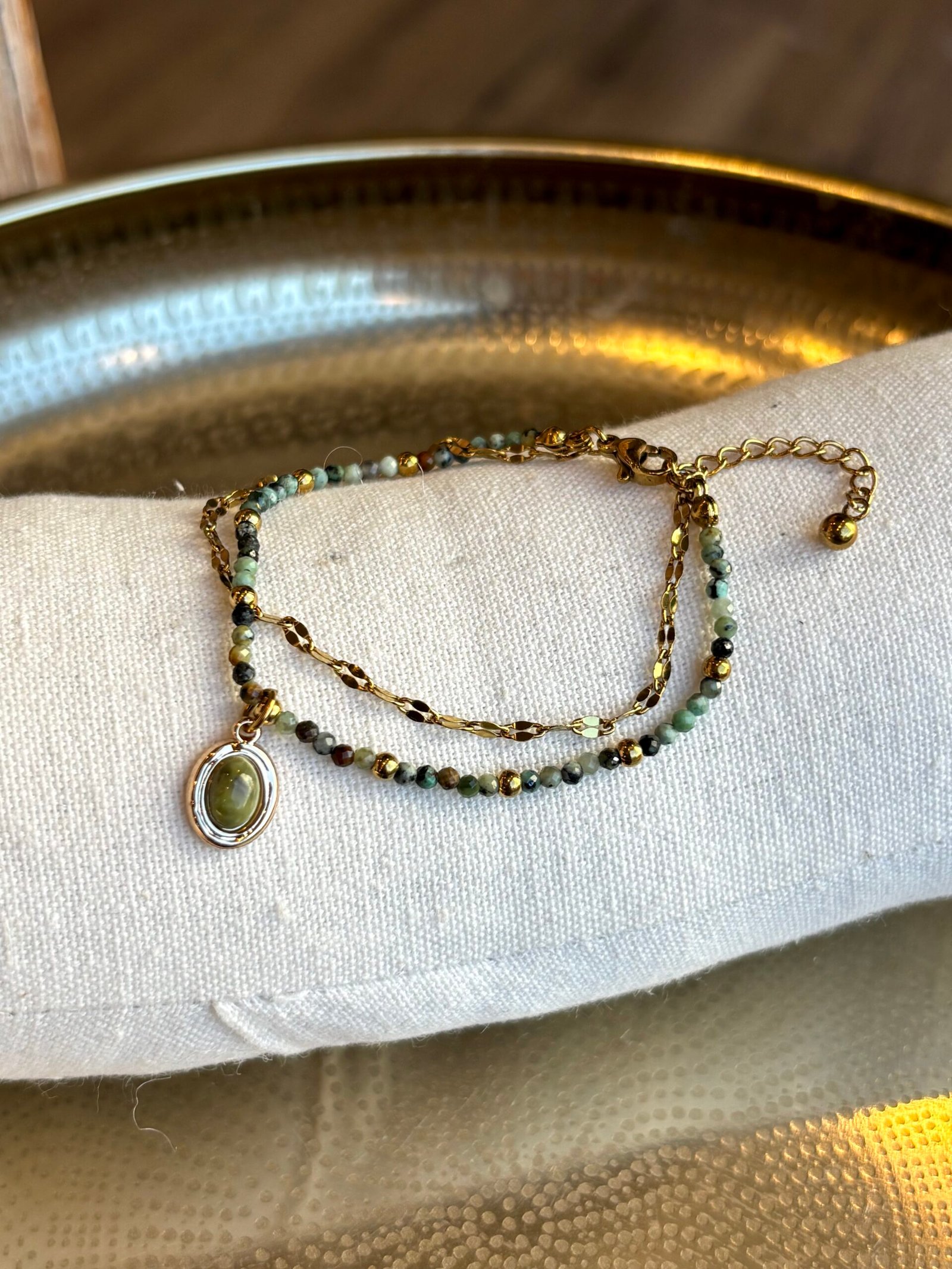 Bracelet ROMANE vert