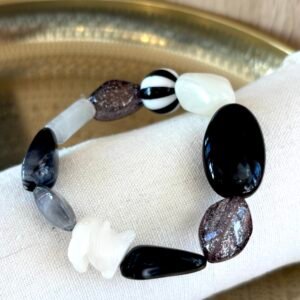 Bracelet SOLEIL nuance de noir