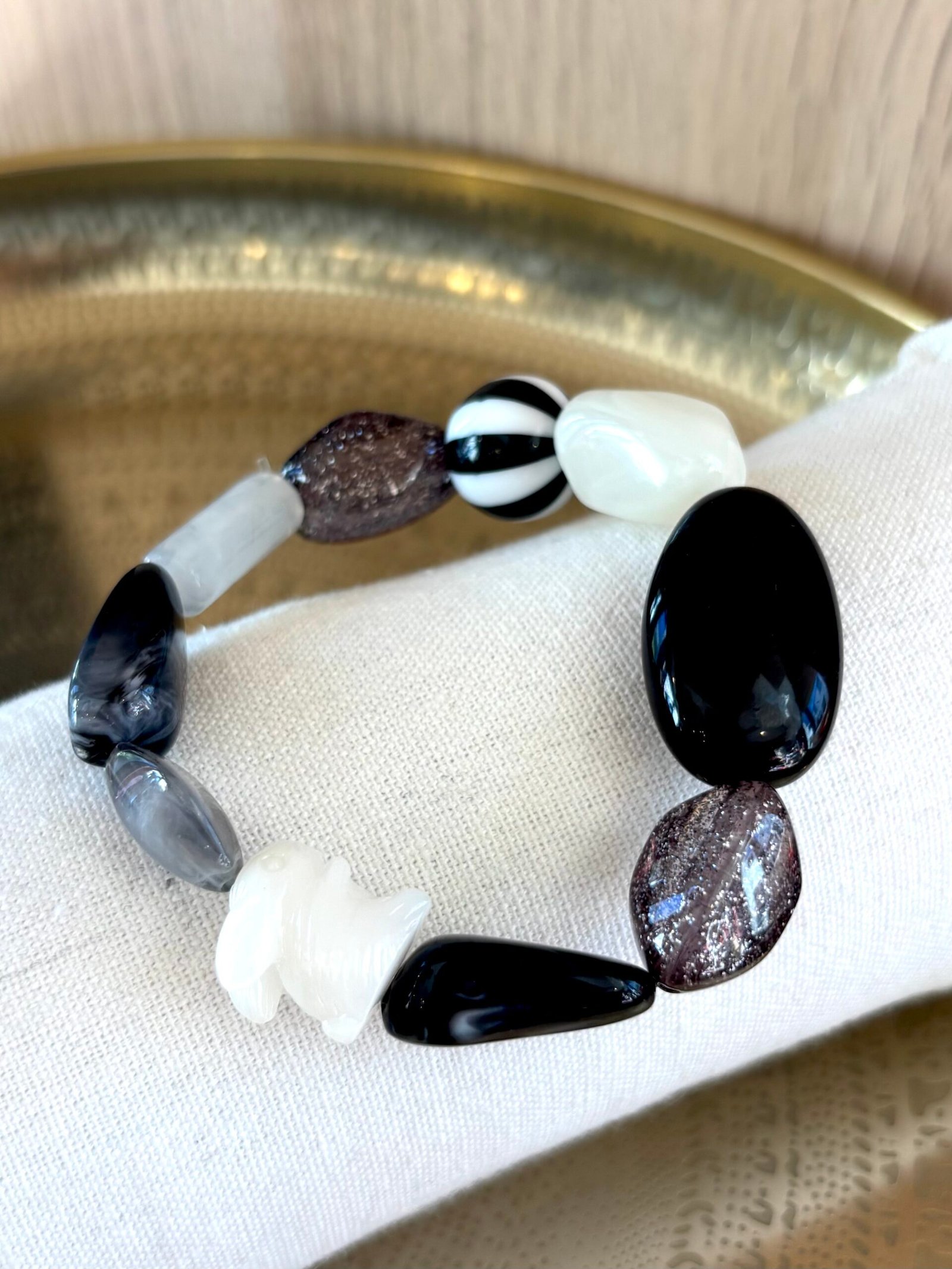 Bracelet SOLEIL nuance de noir