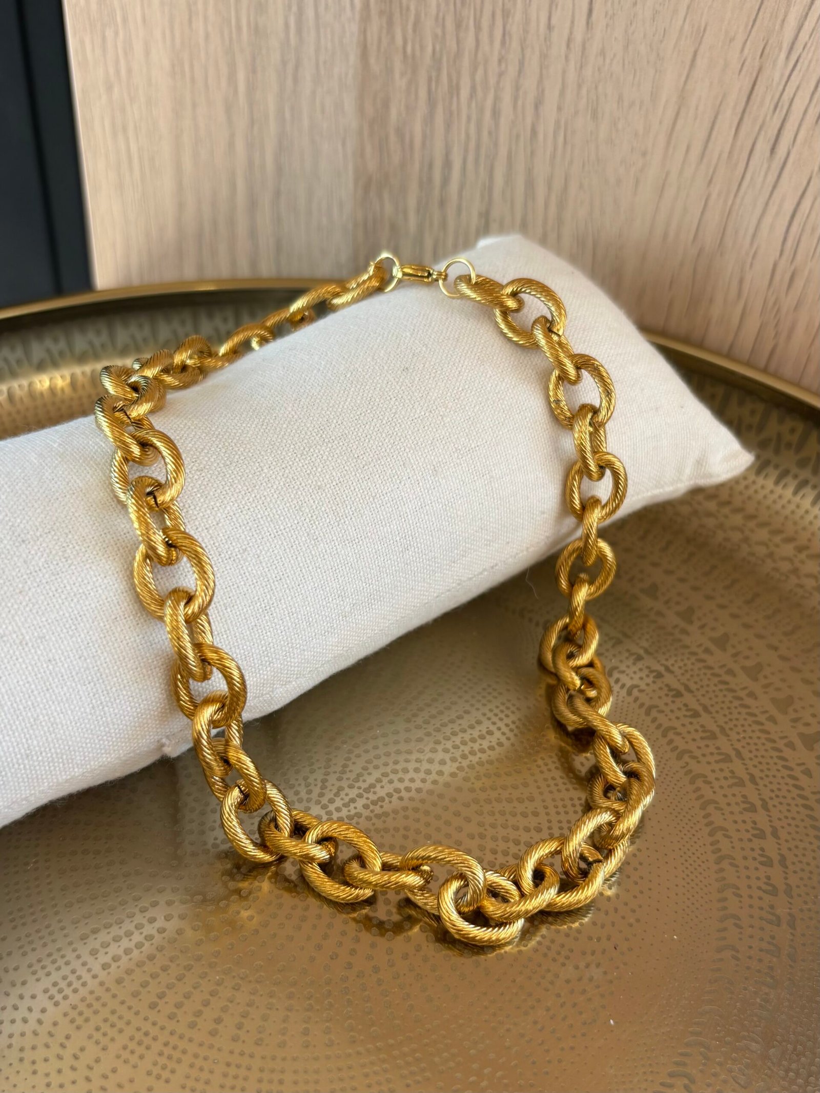Collier LAORA doré – Image 2