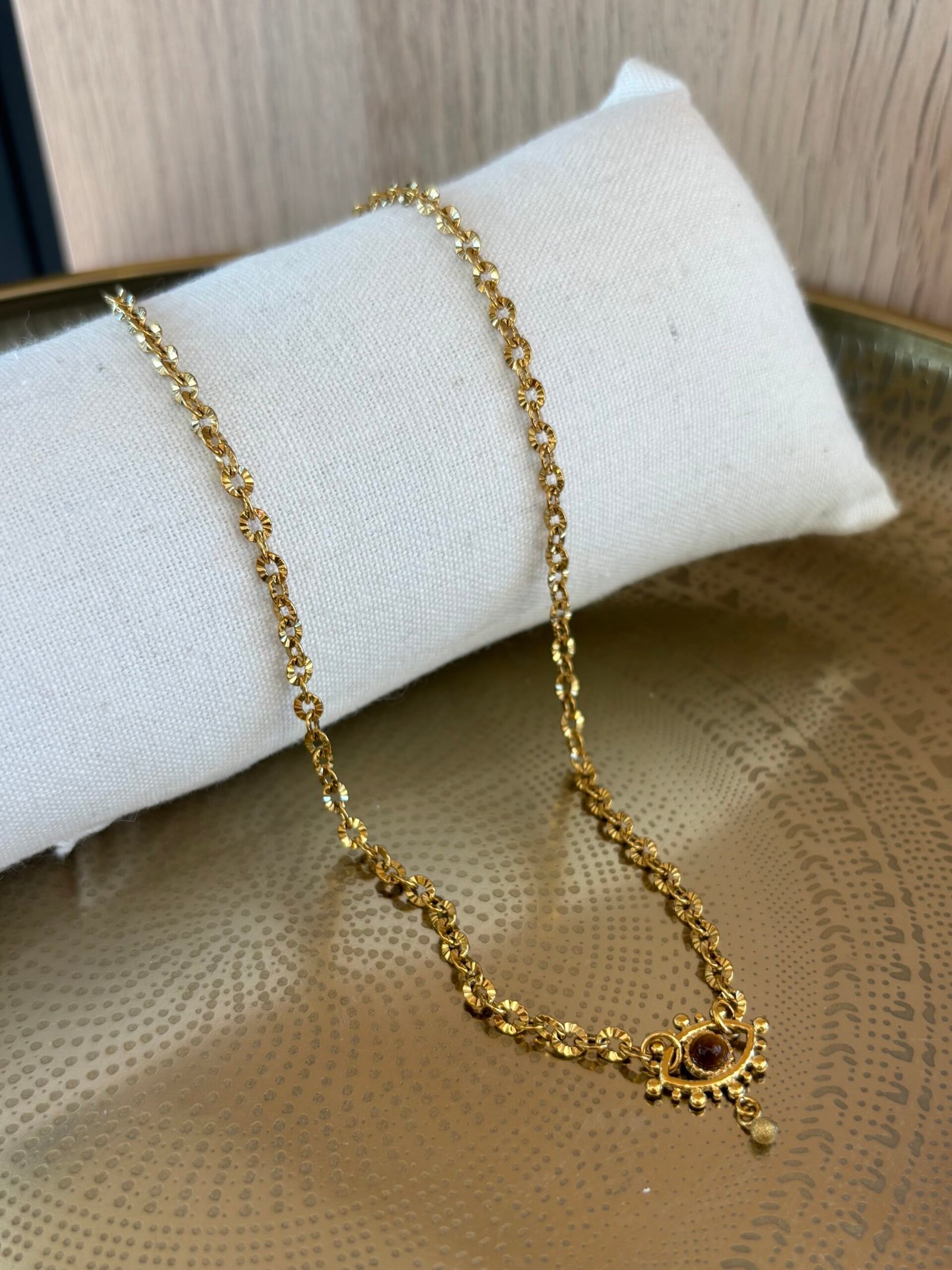 Collier ARIA marron – Image 2