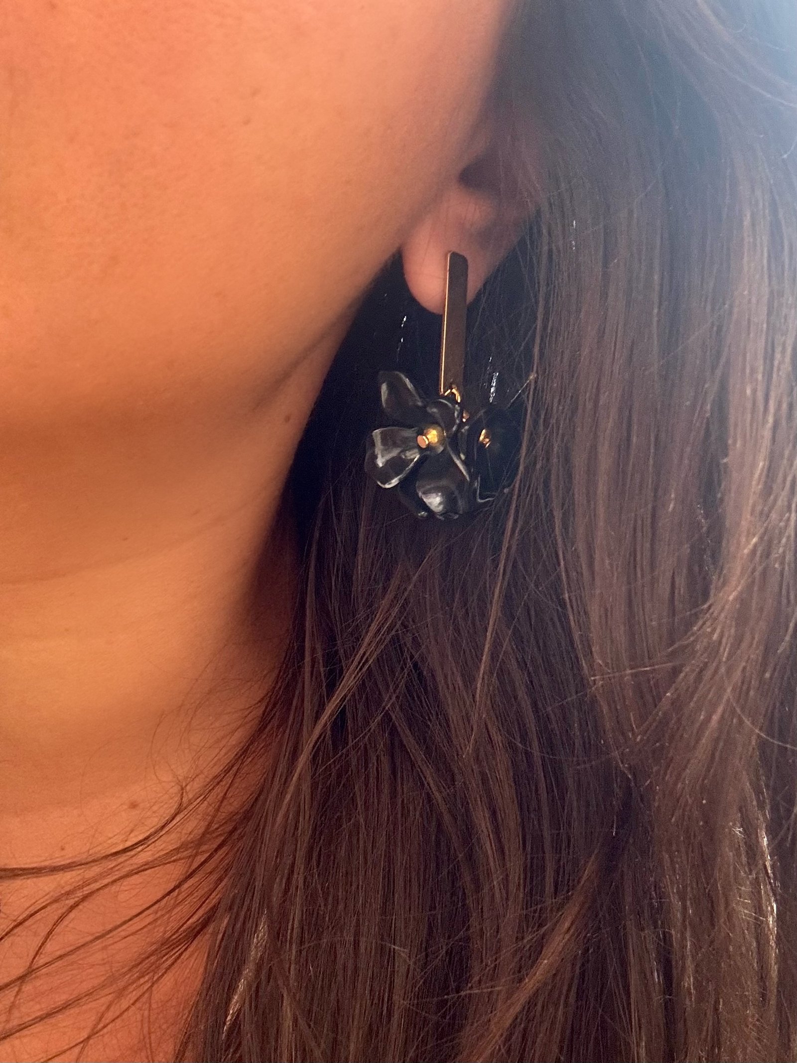 Boucles d'oreilles JYNA noir