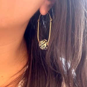 Boucles d'oreilles DILIA leopard