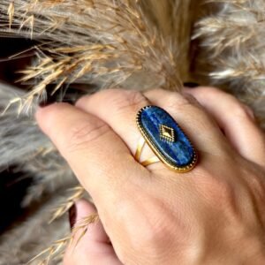 Bague LINE bleu