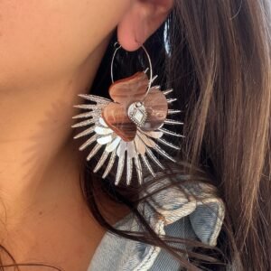 Boucles d'oreilles VANINA marron
