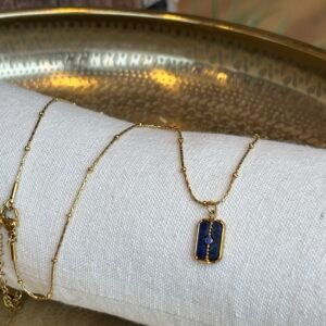 Collier SOUE bleu