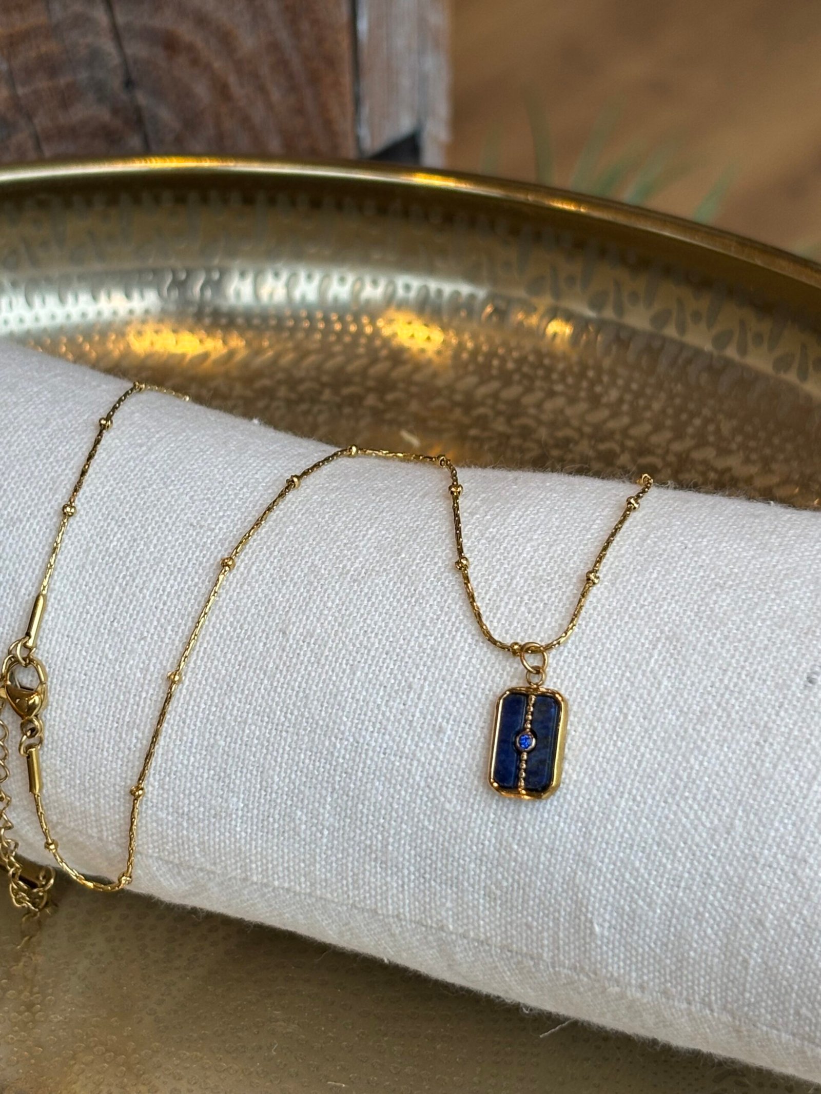 Collier SOUE bleu