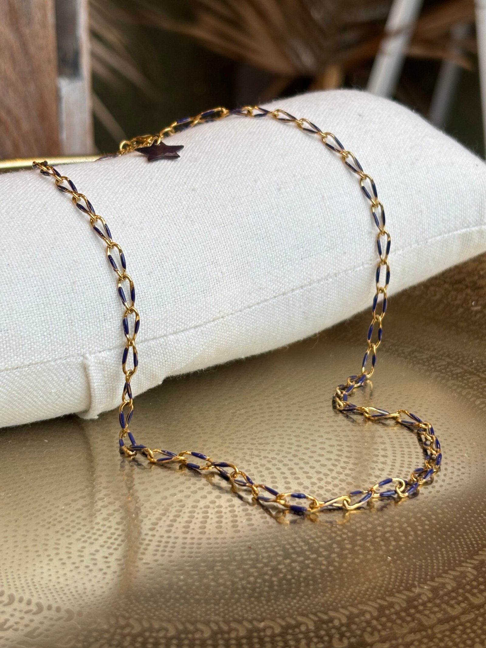 Collier ANAE bleu – Image 2