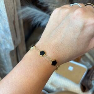 Bracelet AUDACIEUSE noir petit modèle