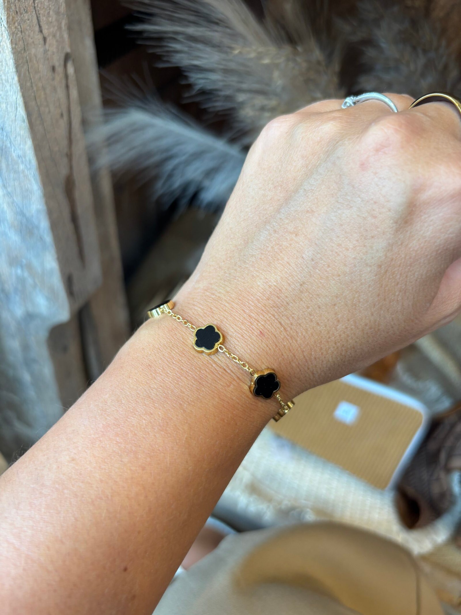 Bracelet AUDACIEUSE noir petit modèle